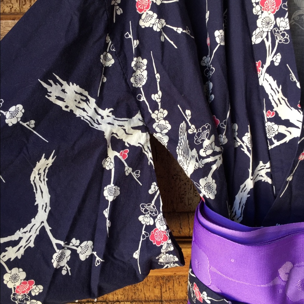 Japanese Yukata Kimono Set - Picture 5 of 11